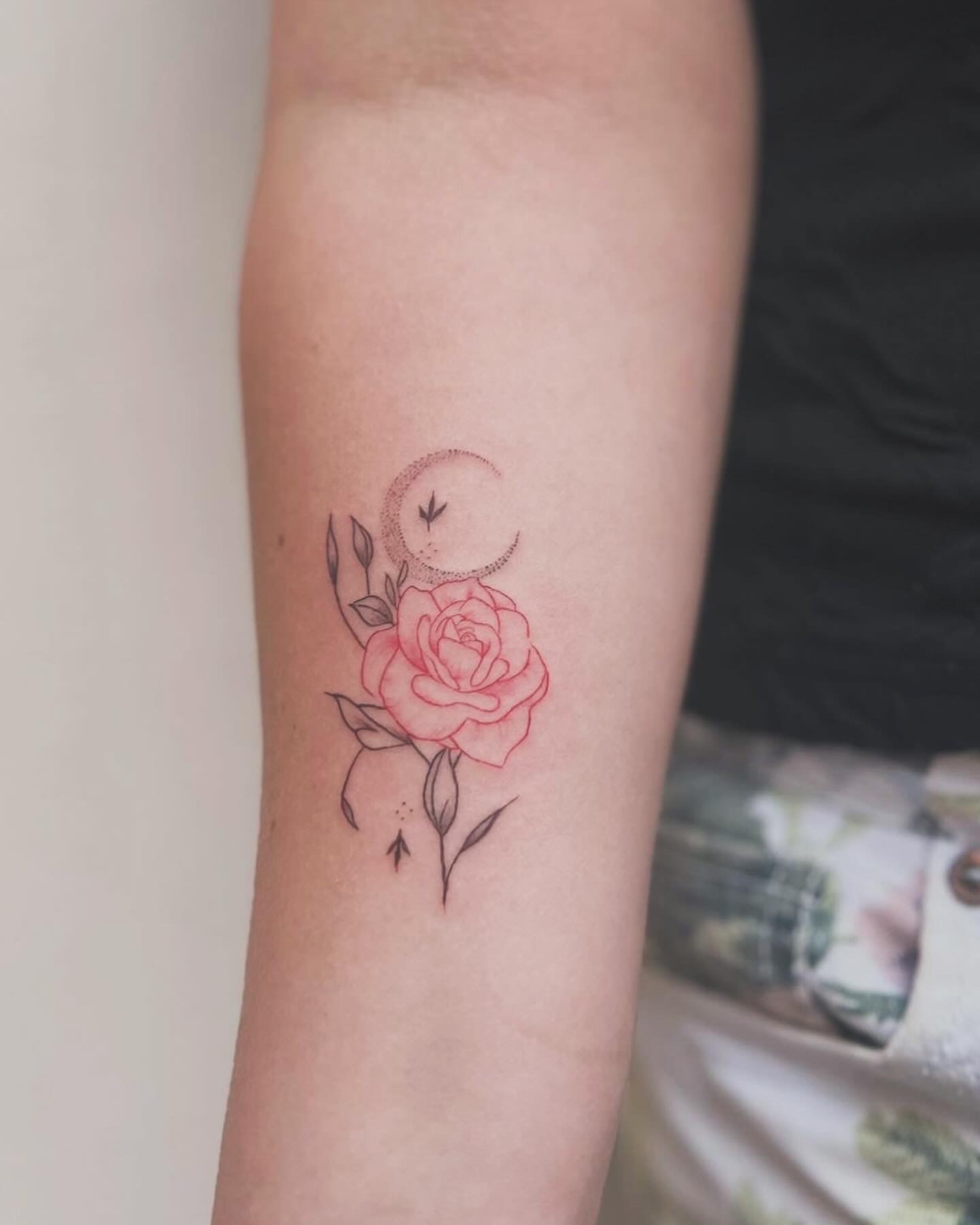 Tattoo Rosa Roja