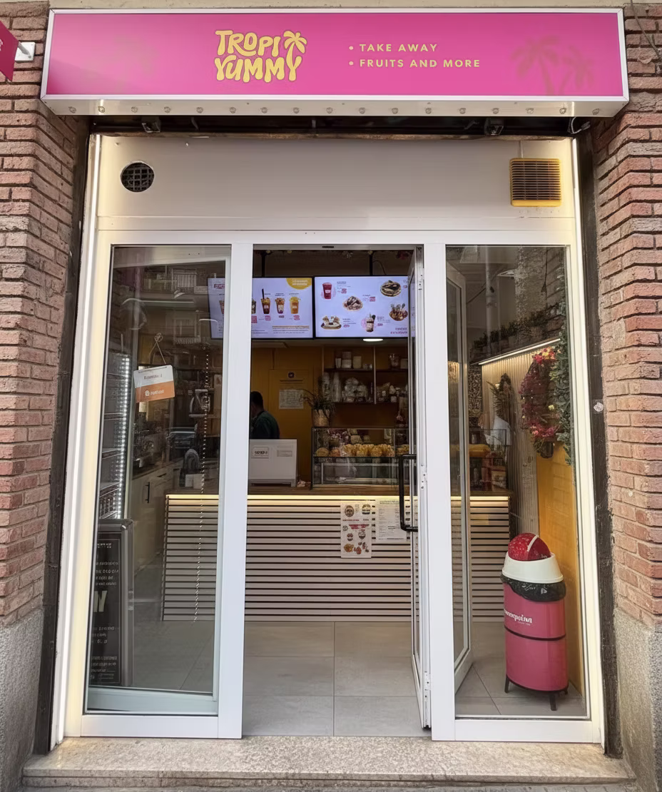 Aplicación de marca en el local físico